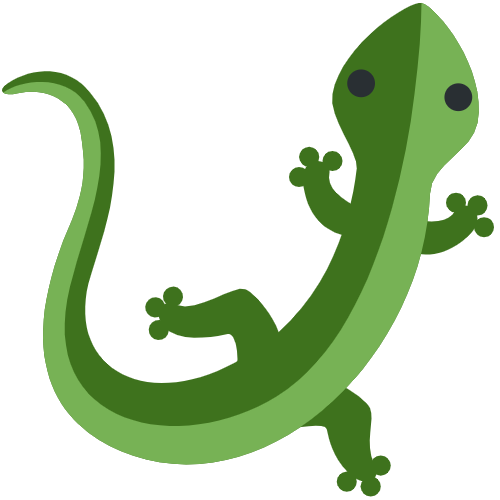 falling lizard, the unofficial mascot of UCLA Animation Workshop